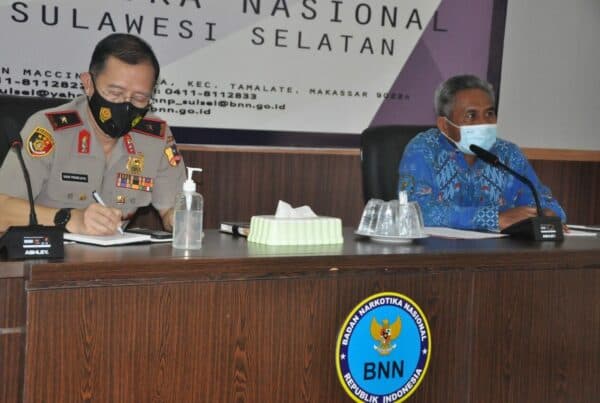 BNNP Sulsel Mengikuti Kegiatan Rapim BNN RI Secara Virtual.