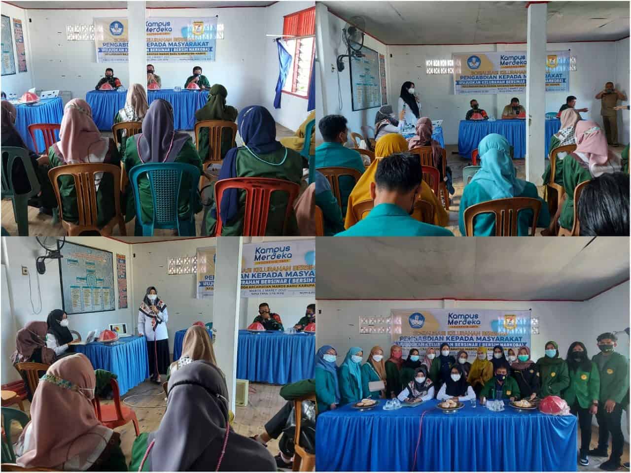 Tim Pencegahan BNNP Sulsel Gelar Sosialisasi Kelurahan Bersinar.