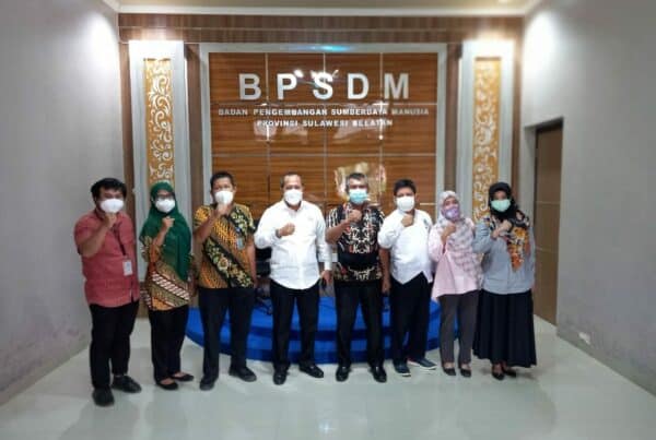 Tim Pencegahan BNNP Sulsel Melaksanakan Koordinasi ke Badan Pengembangan Sumber Daya Manusia Prov.Sulsel.