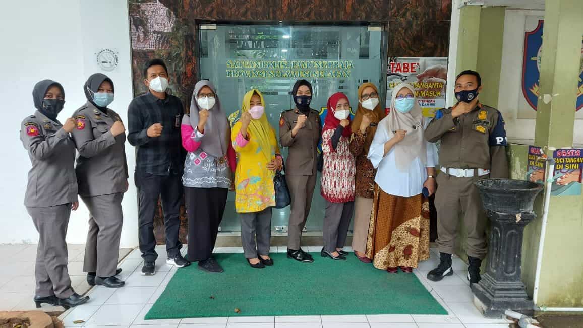 Tim 2 P2M BNNP Sulsel Melaksanakan Koordinasi di Kantor Satpol PP Prov.Sulsel