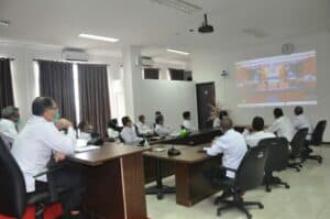Kepala BNNP Sulsel Beserta Jajaran Mengikuti Kegiatan Rapat Pimpinan BNN RI Secara Virtual.