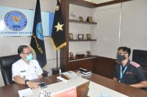 Kepala BNNP Sulsel Menerima Kunjungan Dari Manager PT.Bintang Toedjoe Area Sulawesi.
