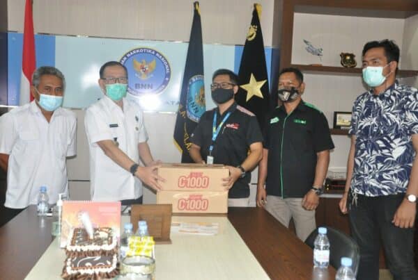 Kepala BNNP Sulsel Menerima Kunjungan Dari Manager PT.Bintang Toedjoe Area Sulawesi.
