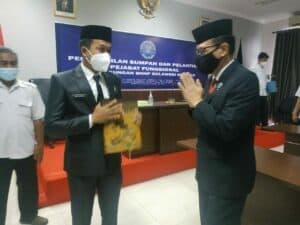 Kepala BNNP Sulsel Melantik dan Mengambil Sumpah/Janji Pejabat Fungsional Penyuluh Narkoba.