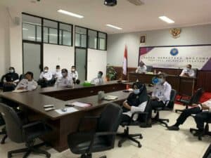 Kepala BNN Prov.Sulsel Mengikuti Kegiatan Rapat Pimpinan BNN RI Secara Virtual.