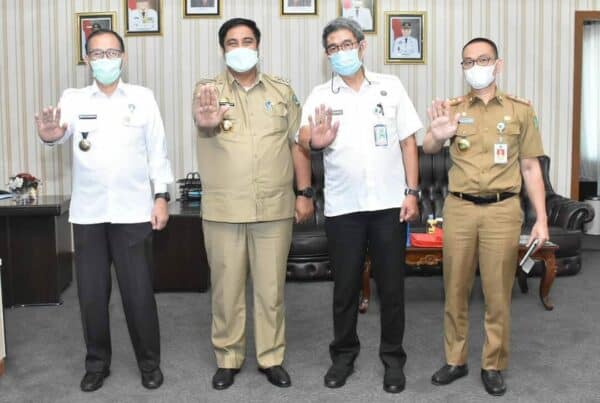 Kepala BNNP Sulsel Audiensi Dengan Bupati Maros Dalam Rangka Percepatan Desa Bersinar di Kab.Maros.
