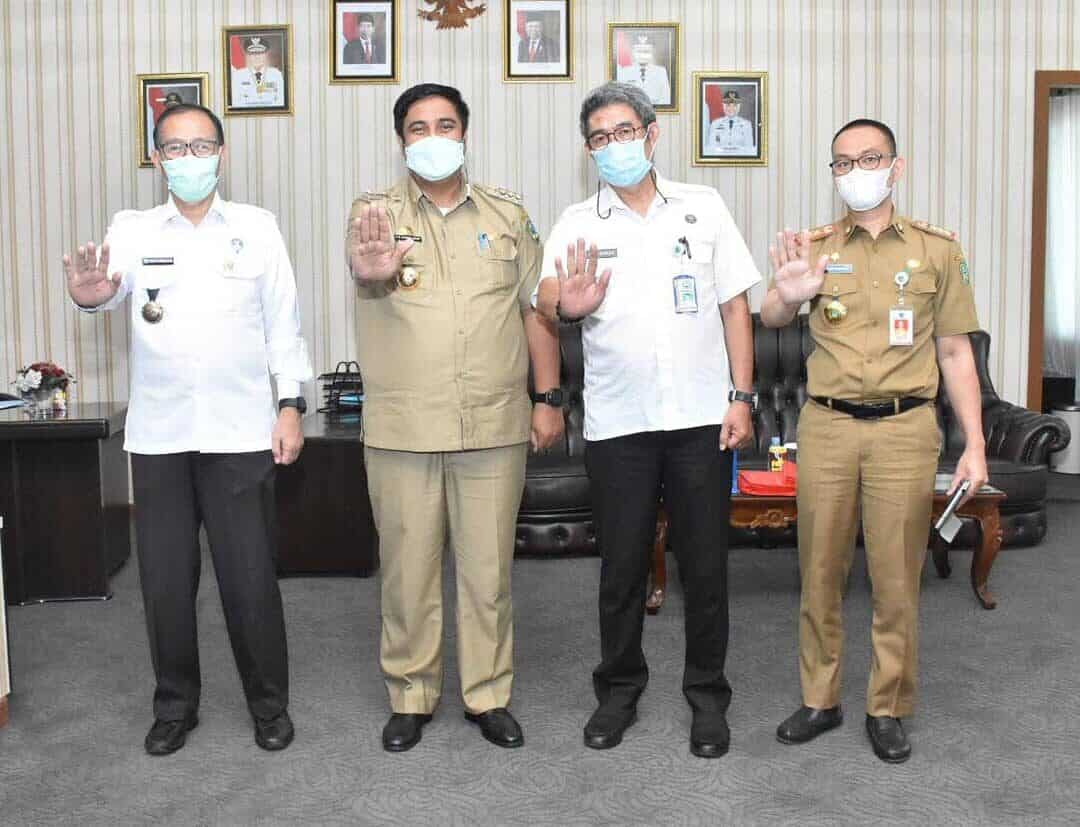 Kepala BNNP Sulsel Audiensi Dengan Bupati Maros Dalam Rangka Percepatan Desa Bersinar di Kab.Maros.