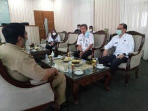 Kepala BNNP Sulsel Audiensi Dengan Bupati Maros Dalam Rangka Percepatan Desa Bersinar di Kab.Maros.