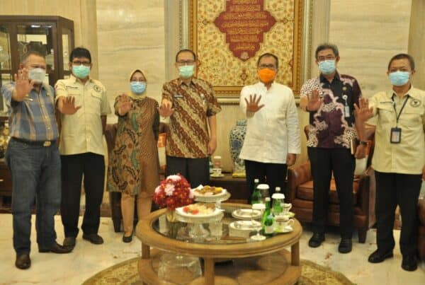 Kepala BNN Prov. Sulsel Audiensi Bersama Walikota Makassar.