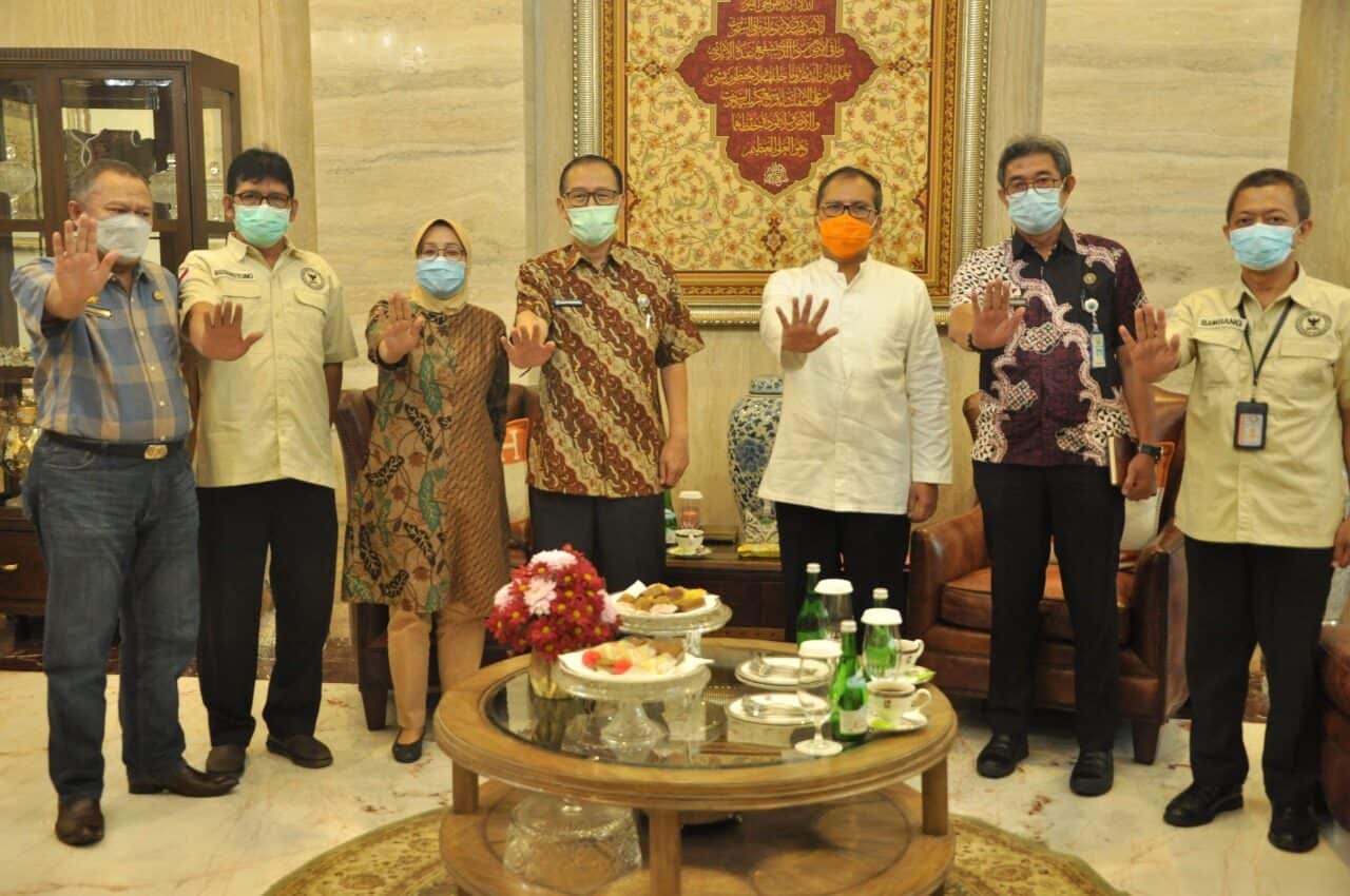 Kepala BNN Prov. Sulsel Audiensi Bersama Walikota Makassar.