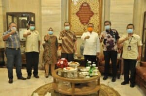 Kepala BNN Prov. Sulsel Audiensi Bersama Walikota Makassar.