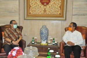 Kepala BNN Prov. Sulsel Audiensi Bersama Walikota Makassar.