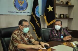 BNNP Sulsel Melaksanakan Penandatanganan Kerjasama Dengan Kemenkumham Sulsel.