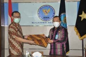 BNNP Sulsel Melaksanakan Penandatanganan Kerjasama Dengan Kemenkumham Sulsel.