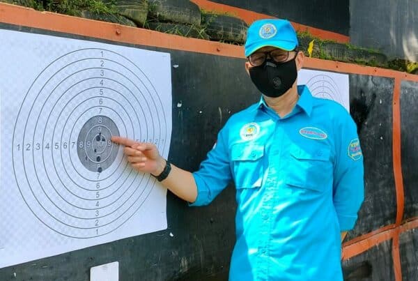 BNNP Sulawesi Selatan Melaksanakan Latihan Menembak