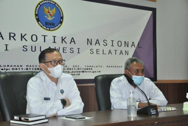 BNNP Sulsel Mengikuti Kegiatan Rapat Pimpinan (Rapim) BNN RI Secara Virtual.