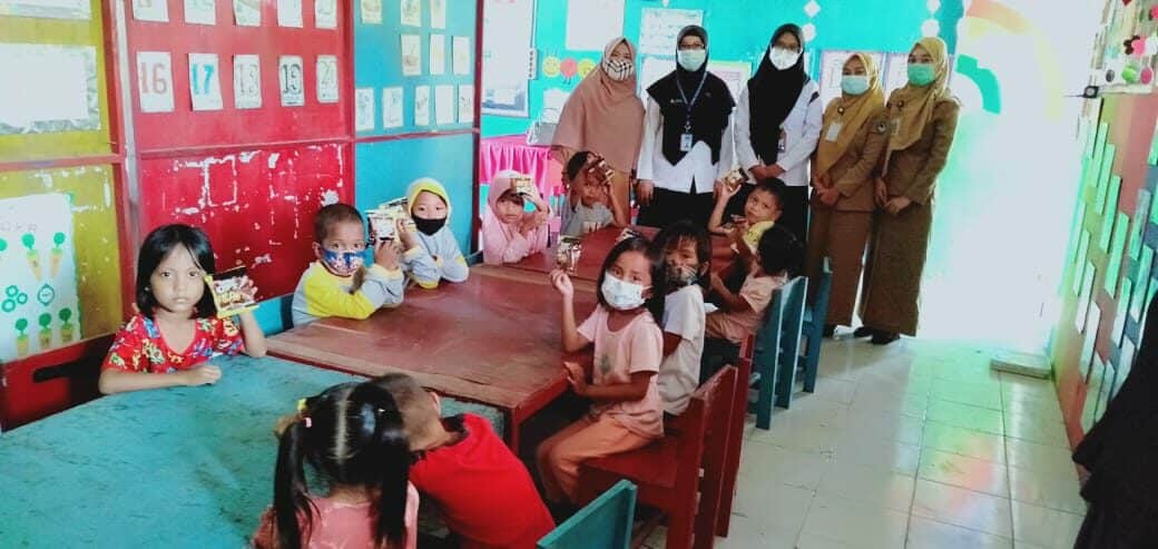 Penyuluhan P4GN dan Kampanye War on Drugs pada Kegiatan Pemantauan Kesehatan Anak Pra Sekolah di TK Pelangi Caranggi Penyuluhan P4GN dan Kampanye War on Drugs pada Kegiatan Pemantauan Kesehatan Anak Pra Sekolah di TK Pelangi Caranggi
