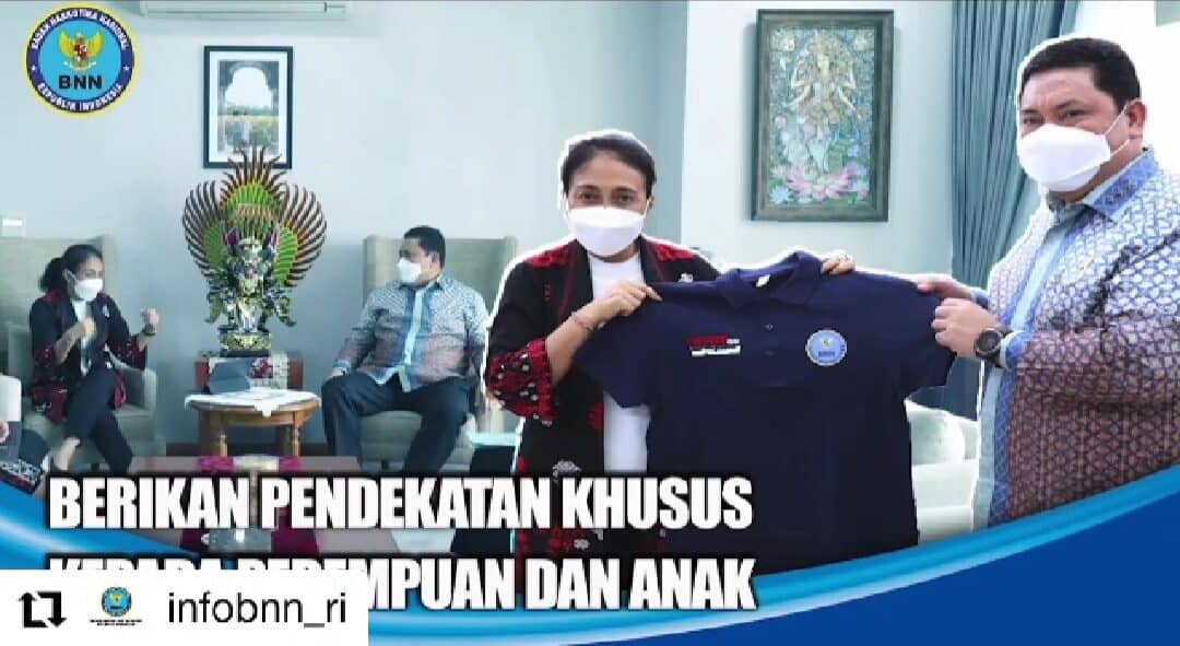 BNN RI DAN KEMENTERIAN PPPA DUKUNG PEREMPUAN DAN ANAK INDONESIA BEBAS NARKOBA