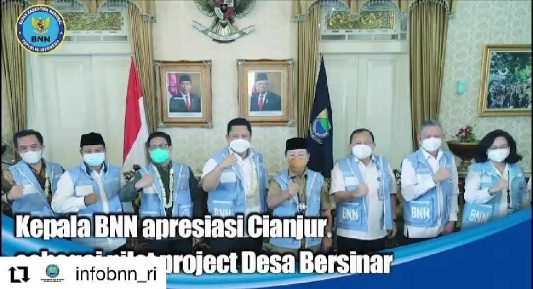 Repost BNN RI ” BNN RI Dukung Cianjur Sebagai Pilot Project Desa Bersinar”. #Repost @infobnn_ri