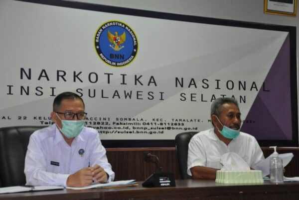 BNNP SULSEL MELAKSANAKAN MONEV TRIWULAN I T.A 2021.