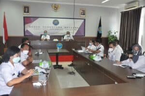 BNNP Sulsel Melaksanakan Monitoring dan Evaluasi Capaian Kinerja dan Realisasi Anggaran Tahun 2021 Wilayah BNNK.