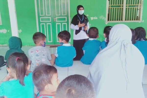 TIM P2M BNNP Sulsel Melaksanakan Penyuluhan di lingkungan Usia Dini.