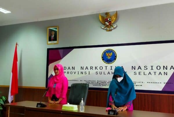 Pelantikan Pejabat Fungsional di Lingkungan BNNP Sulsel.