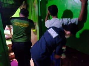 BNNP Sulsel Bersama Kanwilkumham Wilayah Sulsel Melaksanakan Razia Serentak Bagi Warga Binaan Pemasyarakatan.