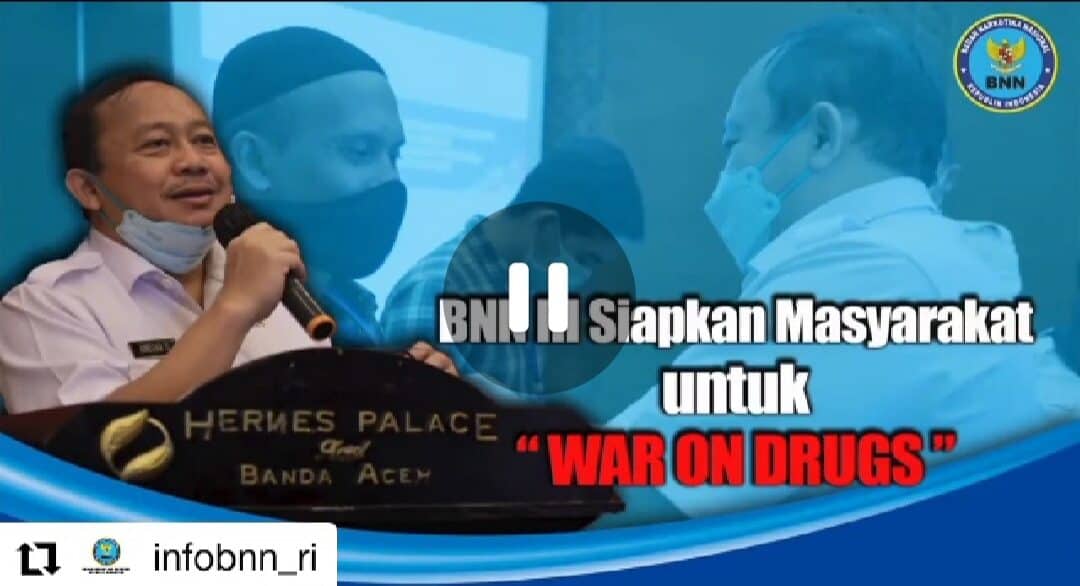#Repost @infobnn_ri • • • • • • GENERASI MUDA ACEH DUKUNG “WAR ON DRUGS” BNN RI