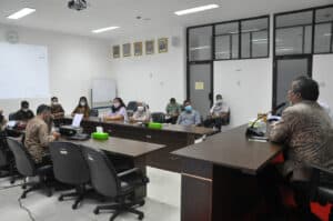 BNN Provinsi Sulawesi Selatan Melaksanakan kegiatan Taklimat Akhir Audit Satker Tahap I (Perencanaan dan Perorganisasian BNNP/BNNK/Kota Tahun Anggaran 2021