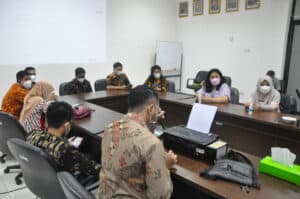 BNN Provinsi Sulawesi Selatan Melaksanakan kegiatan Taklimat Akhir Audit Satker Tahap I (Perencanaan dan Perorganisasian BNNP/BNNK/Kota Tahun Anggaran 2021