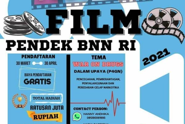 #Repost @infobnn_ri • • • • • • Badan Narkotika Nasional BNN Republik Indonesia (BNN RI) menyelenggarakan Festival Film Pendek BNN RI 2021 dengan tema “War On Drugs”.