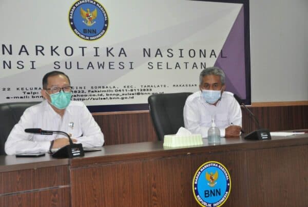 BNNP Sulsel Mengikuti Kegiatan Rapim BNN RI Secara Virtual.