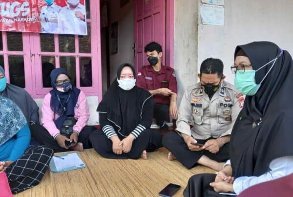 Tim P2M BNNP Sulsel Melaksanakan Penyuluhan di Posbindu Dusun Tacciri.