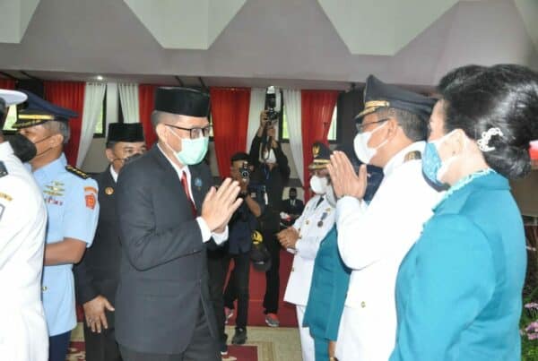 Kepala Badan Narkotika Nasional (BNN) Provinsi Sulawesi Selatan Menghadiri Acara Pengambilan Sumpah Jabatan dan Pelantikan Bupati dan Wakil Bupati Toraja Utara Periode 2021-2026