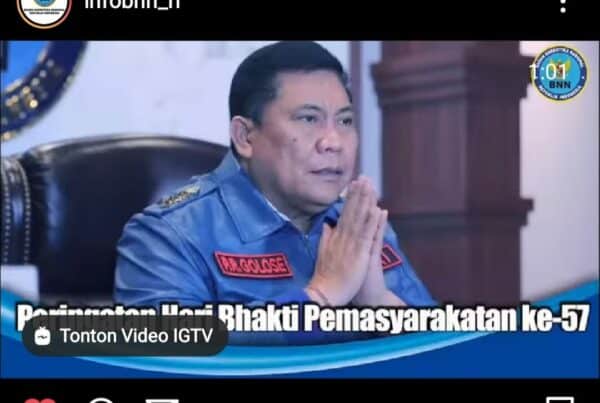 Kepala Badan Narkotika Nasional Republik Indonesia Dr. Petrus Reinhard Golose mengucapkan: “Selamat Hari Bhakti Pemasyarakatan ke-57.”Kepala Badan Narkotika Nasional Republik Indonesia Dr. Petrus Reinhard Golose mengucapkan: “Selamat Hari Bhakti Pemasyarakatan ke-57.”