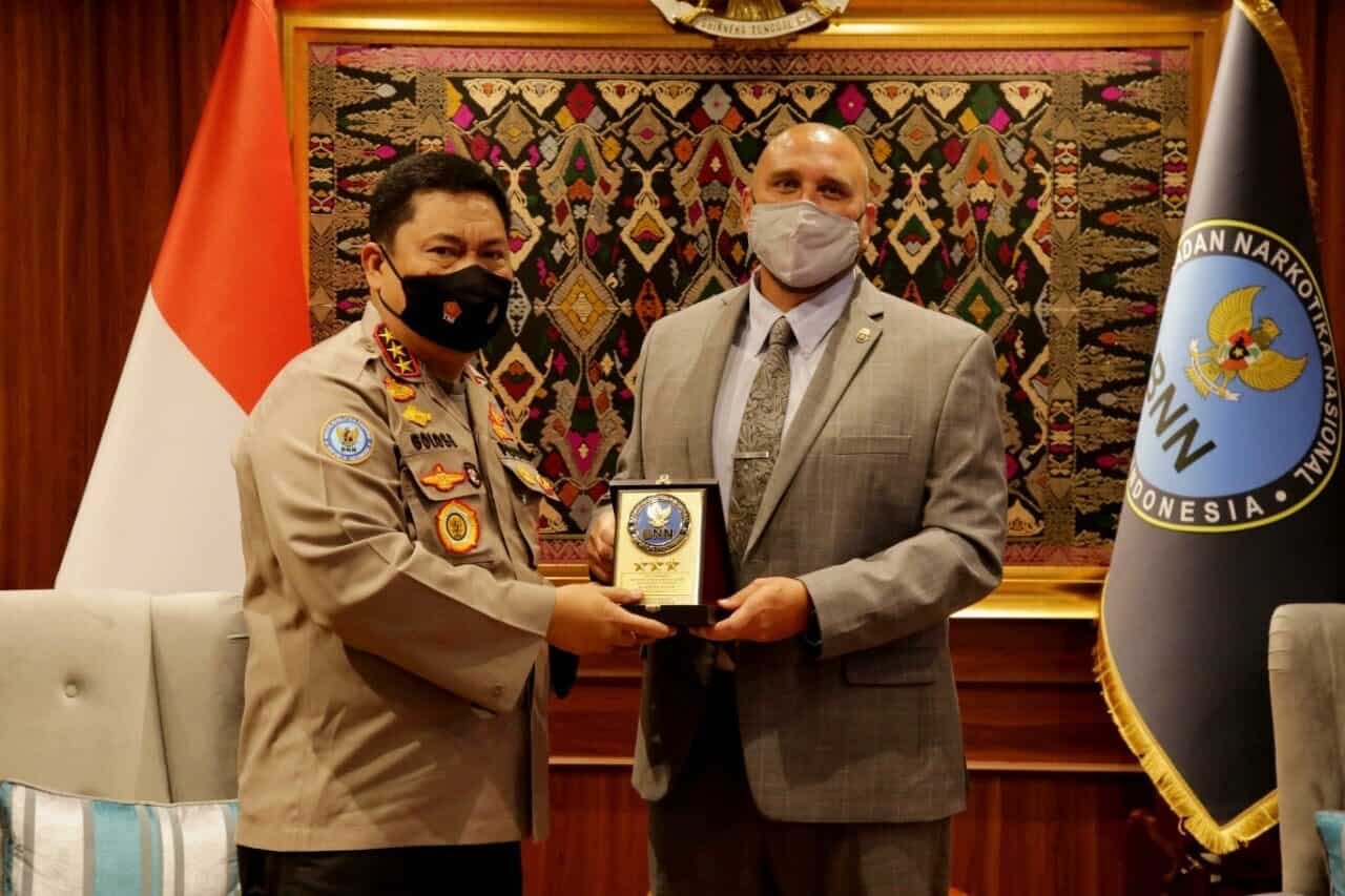 Kunjungi BNN, US-DEA Berikan Dukungan dan Siap Perkuat Kerja Sama