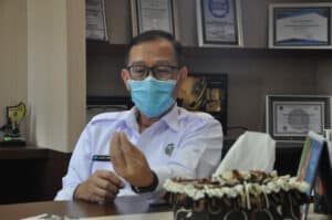 Kepala Badan Narkotika Nasional (BNN) Provinsi Sulawesi Selatan Brigjen Pol.Drs.Ghiri Prawijaya,M.Th menerima kunjungan dari Direktur Harian Rakyat Sulsel.