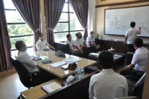 Kepala BNN Prov.Sulsel Brigjen Pol.Drs.Ghiri Prawijaya,M.Th memimpin Gelar Kasus Pengungkapan Narkotika Jenis Sabu