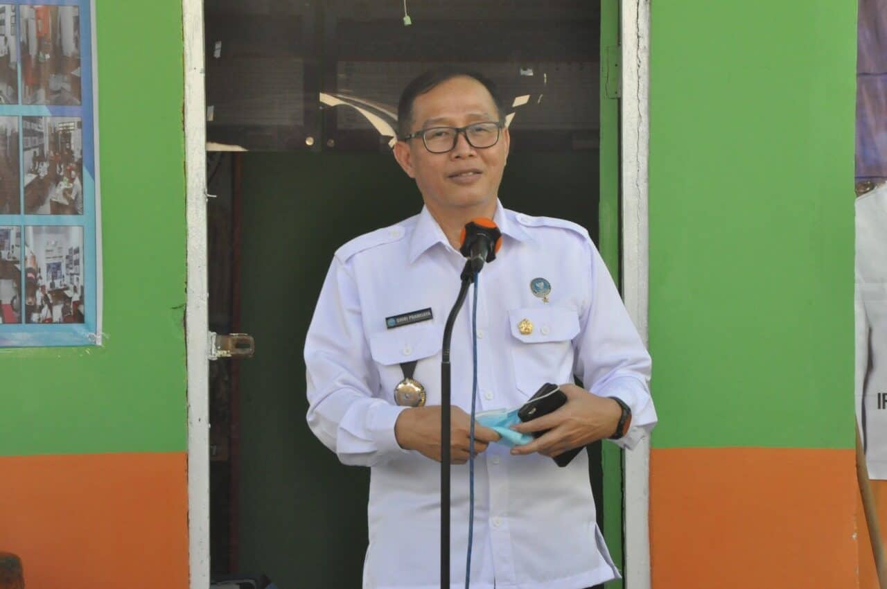 Kepala BNN Prov. Sulsel Menghadiri Peresmian Layanan Intervensi Berbasis Masyarakat di Kelurahan Tamarunang Piloct Project IBM