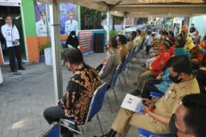 Kepala BNN Prov. Sulsel Menghadiri Peresmian Layanan Intervensi Berbasis Masyarakat di Kelurahan Tamarunang Piloct Project IBM