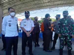 Kepala BNN Prov. Sulsel Menghadiri Undangan Apel Gelar Pasukan Operasi Ketupat 2021.