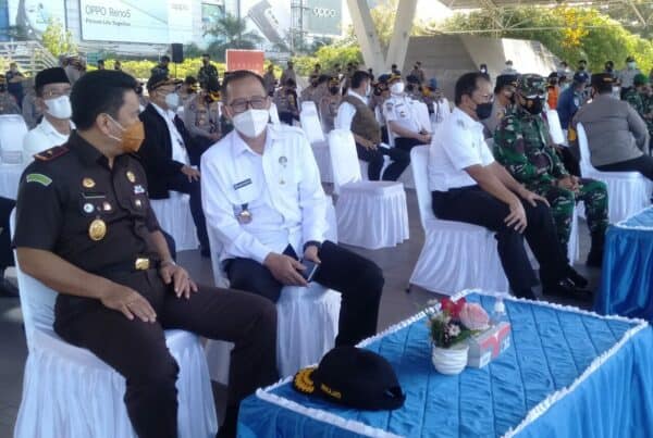 Kepala BNN Prov. Sulsel Menghadiri Undangan Apel Gelar Pasukan Operasi Ketupat 2021.