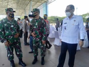 Kepala BNN Prov. Sulsel Menghadiri Undangan Apel Gelar Pasukan Operasi Ketupat 2021.