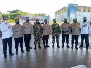 Kepala BNN Prov. Sulsel Menghadiri Undangan Apel Gelar Pasukan Operasi Ketupat 2021.