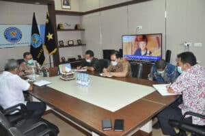 Kepala BNNP Sulsel Brigjen Pol.Drs.Ghiri Prawijaya,M.Th memimpin rapat persiapan menjelang Hari Anti Narkotika Internasional (HANI) 2021.