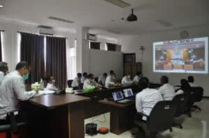 Kepala Badan Narkotika Nasional (BNN) Provinsi Sulawesi Selatan Brigjen Pol.Drs.Ghiri Prawijaya.M.Th mengikuti kegiatan Rapat Pimpinan (Rapim) BNN RI secara virtual