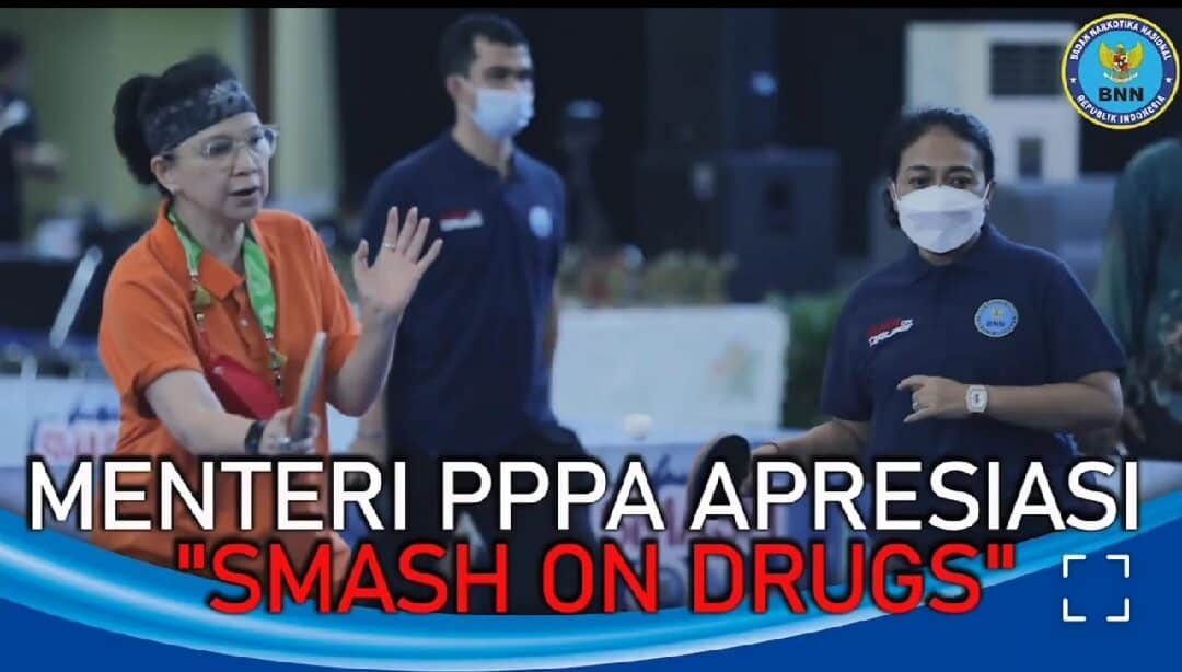 MENTERI PPPA APRESIASI KEJUARAAN TENIS MEJA "SMASH ON DRUGS" BNN RI MENTERI PPPA APRESIASI KEJUARAAN TENIS MEJA “SMASH ON DRUGS” BNN RI
