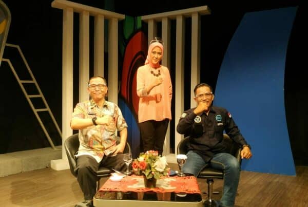 Kepala BNNP Sulsel Talk Show di Media Elektronik TVRI Sulsel Pada Program acara Kampus Milenial.