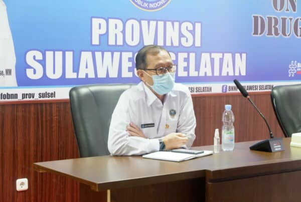 Kepala BNNP Sulawesi Selatan menghadiri Kegiatan Rapat Pimpinan ( Rapim) BNN RI secara Virtual
